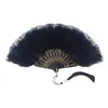 Decoratieve beeldjes 2x Feather Fan Fancy Party Dancing Prom Cosplay Wedding Bruid Vouwen Hand