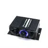 Förstärkare AK170 HIFI Digital Stereo Audio Power Amplifier Blue LED -ljus för bilens hemmabioljudförstärkarkort