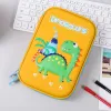 Gevallen Eva Hard Pencil Case Cartoon Dinosaur Cat Storage School Potlood Box Pen Tas Estuche Escolar Potlood Koreaans schattig briefpapier