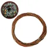 Decorative Flowers Wreath Rustic Decorations Ring Front Door Wicker Garland Willow Quality For DIY