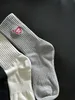 Sock for Men Stockings Cotton All-match Breathable Black White Grey Print