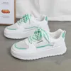 Casual Shoes Simple Summer Women's White Flat Contrast Breathable Lady Commuter Board 2024 Spring Autumn Girl Student Footwear