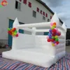 4x4m 13x13ft Atividades ao ar livre Comercial White Wedding Bounce House Festa de Aniversário