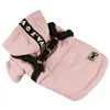 Dog Apparel Winter Pet Jacket With Harness Clothes For Small Medium Dogs Thicken Warm Hoodie Coat Pets Chihuahua Yorkies Clothing