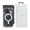 割引価格ホットセラー高品質のアクリル磁気透明な衝撃携帯電話ケースiPhone 15 14 13 12 11小売パッケージ100ピース付きプロマックス