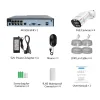 System 4k 8mp 4mp 8ch Poe Ip Surveillance Camera Security System Kit Set Ai Face Detection Audio Smart Outdoor Ip Camera Nvr Set