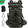 Rucksack Kaka 50L wasserdichte Reisemänner Frauen Multifunktion 17.3 Laptop -Rucksäcke Männliche Outdoor -Gepäckbeutel Mochilas Qualität