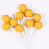 Party Supplies Balls Cake Toppers Ball Birthday Foam Insert Decoration DIY Picks Accessory