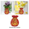 Vases Année chinoise Feng Shui Blessing Sac de décoration de vase Decor Decoration Matière de résine pour le salon Léger polyvalent