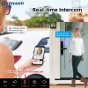 Verrouillez Yrhand Tuya WiFi Video Interphone Lock Remote Déverrouillage Digital Electronic Biometric Smart Door Smart Door Lock pour la maison