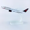 16 cm Air Canada Airlines Boeing 787 B787 Airways Modell Flugzeugmetall -Legierung 1/400 Skala Diecast Flugzeugmodell Flugzeug Flugzeug 240328