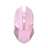 2024 Uppladdningsbar trådlös musspeldator Silent Bluetooth Mouse USB Mechanical E-Sports Backlight PC Gamer Mouse för dator