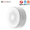 Kits Zigbee Tuya Smart Home Security WiFi Siren Alarm Sensor Smart Life Wireless Strobe Siren Alarm Sensor Mobil App Remote Control