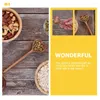 Spoons Mixing Spoon Home Accessory Accessories Honey Lovely Stirring Wooden Wear-resistant Dessert