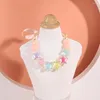 Dog Apparel Pet Cute Fashion Personality ABS Star Beaded Necklace Collar 2024 Cat And Princess Wedding Jewelry Accessories Supplies