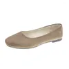 Scarpe casual da donna Assicatore traspirante Brock a fondo piatto a molla piatta piatta piatto basse da ballo da ballerine Femme Tage 35-43