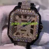 2023 Fashion and luxury custom automatic transmission VVS D Mosanshi full diamond mens exquisite watch designer