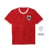 2024 2025 Österrike tröjor Euro Soccer Jersey Souvenir Home Red Away White Arnautovic Football Shirt Alaba Camisetas de Futbol Men Kids Sabitzer Lienhart Uniform 4xl