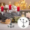 Kerzenhalter Legierungshalter Teelights Zink Candlestick Basis Basis Craft Church Stand Dekoration Hochzeitsfeier