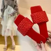 Slippers Maogu 2024 Moda Mulher Slides Flip Flip Red Zapatos Mujer Sandals planas Sapatos femininos Branco