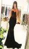 See Through Mermaid Sweetheart Court Train Party Gowns Robe De Soiree Dubai Vestidos Longo Sexy Black Lace Prom Dresses5595602