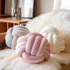 Pillow Soft Cotton Hand Knot Sofa Throw DIY Back S Cozy Bed Lumbar Seat Office Chair Pillows