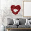 Fleurs décoratives exquise mur suspendu pendant romantique bricolage de la Saint-Valentin Garland Garland Home Decor Bows Outdoor For Waths