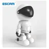 Escam 1080p روبوت IP كاميرا منزلية الأمان wifi الكاميرا الليلية رؤية الطفل مراقبة CCTV كاميرا روبوت تتبع ذكي ycc365app- للمنزل كاميرا WiFi