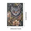 Notebooks 3D Embossed Notebook A5 Animals School Note Books Fantasy Relief Vintage Leather Travel Diary Men Women Gifts Office Bullets Log