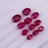 Loose Diamonds Meisidian Oval Cut 6x8mm 1,9 karatowy naturalny kamień szlachetny oryginalny czerwony rubinowy pirce