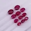 느슨한 다이아몬드 Meisidian Oval Cut 6x8mm 1.9 캐럿 자연 보석 오리지널 레드 루비 피어 당