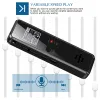 Spelare V90 Micro Digital Voice Activated Recorder Dicafon Long Distance Audio Recording Mp3 Player Noise Reduction Wav Record