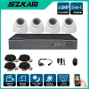 System Szkam 5MP Ultra HD 4CH AHD DVR DOME CCTV System bezpieczeństwa kamery Outdoor IR Nocne Vision Zdalne wodoodporne nadzór wideo