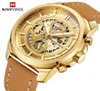 Naviforce Men Fashion Sport Quartz 24 Hour Reloj Mens Relojes Top Brand Luxury Waterproof Gold Wrist Watch Relogio Masculino5785576