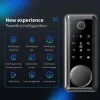 Lock Tuya Bluetooth Mobile Unlock Fingerprint Magnetic Password Temporary Password Smart Door Lock Keyless Entry Support tuya Gateway