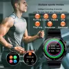 Regarde Health Smart Watch 360 * 360 HD Screen tactile complet ECG Thermomètre Thermomètre Blood Oxygen Sport Smartwatch pour iOS Android