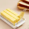 Aufbewahrungflaschen 1PCS Butter Schneidkiste S. 16.5 9,5 5 cm Kühlschrank mit Deckelkäse Käse Frisch halten Haus Küchenzubehör
