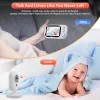 Monitores Awapow 3,5 polegadas Vídeo Monitor de bebê com câmera HD HD Sem fio Nanny Security Camera Night Vision Temperature Monitoring