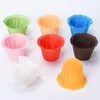 Moules de cuisson 30 pcs en papier cupcakes en papier couleurs de couleurs de couleurs solides tas de muffin support de muffin jetable dessert gâteau à gâteau à gâteau à gâteau