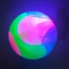 Gloeiende balhonden speelgoed LED -ballen knipperende elastische molair huisdier kleurlicht interactief speelgoed voor puppykatten 240328