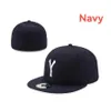 2024 BALL CAPS FULL STÄNGT FITTED CAP HAT YORK Size Plus stora lastbilsmän Bill Hip Hop Plain Baseball Blank Flat Visor Brim Era Storlek 7-8