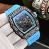 45 IP Electroplated Colorful Literz Quartz Tendance polyvalente pour hommes et femmes Watch 54