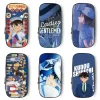 Bags Detective Conan Pencil Bags Kid The Phantom Thief Pencil Cases Haibara Ai Pencil Pouch Student School Supplies Anime Stationery