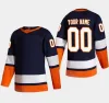 Custom 2022 Lee Reverse Retro Hockey Jerseys Barzal Lee Nelson Sorokin Camo Fights Cáncer Horvat Dobson Pageau Romanov Pulock Palmieri Parise Mayfield Bailey