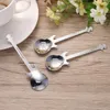 Coffee Scoops 4pcs Guitar Spoon Stainless Steel Mixing Cold Drink Tea Tools Kitchen Accessories (Silver)