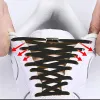 Accessoires 2022 90pair Metal Lock Shoelaces Round Elastic Shoe Lacets Special No Tie Shoelace for Men Women Laçing Zapatillas en caoutchouc