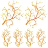 Fleurs décoratives 6 PCS Branches Twigs simulées pour les plantes de simulation de maison Vase remplissage DÉCOR DE PLASTIQUE ARTIFICIAL