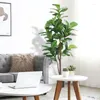 Decorative Flowers Artificial Fiddle Leaf Fig Tree 64 Inch Fake Ficus Lyrata Plant House Home Office Garden Room Decor Perfect Gift