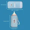 Portable Milk Bottle Warmer Case 5-gear Level Adjust Baby Feeding Bottle Insulation Sleeve Heating Bag Travel Essential 240326