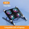 Pads Notebook 14 inch koeler Base Stand USB 2/4 Fan voor MacBook Superte Notebook Radiator Gamer 1117.3in Laptop Luchtkoeling